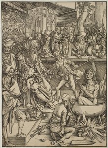 Tortyren av Johannes evangelisten av Albrecht Dürer