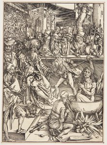 Tortyren av Johannes evangelisten av Albrecht Dürer