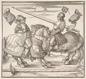 Turneringen till häst, ca. 151718. av Albrecht Dürer
