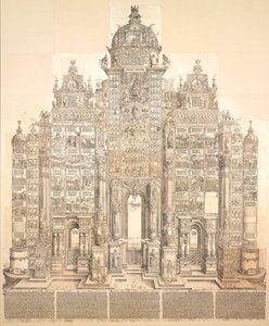 Kejsar Maximilians I:s triumfbåge av Albrecht Dürer