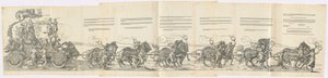 Maximilian I:s triumfvagn (Den stora triumfvagnen) av Albrecht Dürer