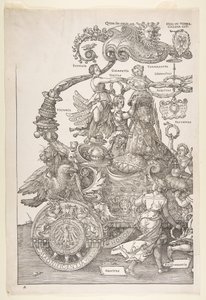 The Triumphal Chariot of Maximilian I The Great Tri..., antagligen klar ca. 1518, utgiven 1522. av Albrecht Dürer