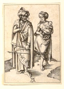 Den turkiska familjen av Albrecht Dürer