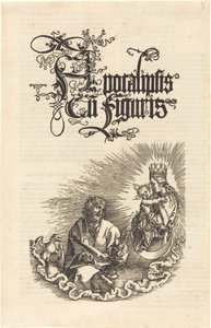 Jungfrun som visar sig för Johannes av Albrecht Dürer