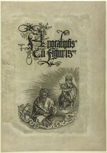 Jungfrun som visar sig för St. John, från Apokalypsen av Albrecht Dürer