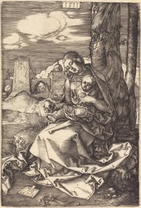 Jungfru Maria med barnet och päronet av Albrecht Dürer