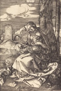 Jungfrun och barnet med päronet, 1511. av Albrecht Dürer