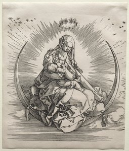 Jungfrun på en halvmåne, ca. 1510-1511. av Albrecht Dürer