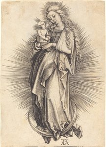 Jungfrun på halvmånen av Albrecht Dürer