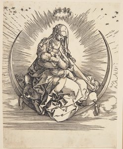 Jungfrun på halvmånen av Albrecht Dürer