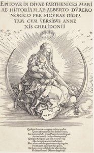 Jungfrun på halvmånen av Albrecht Dürer