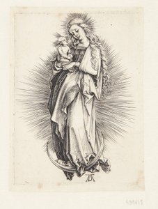 Jungfrun på halvmånen av Albrecht Dürer