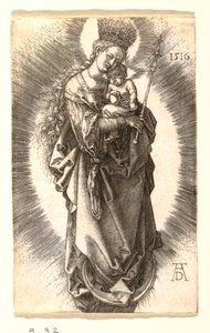 Jungfrun med stjärnornas krona av Albrecht Dürer