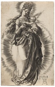 Jungfrun med stjärnkronan av Albrecht Dürer