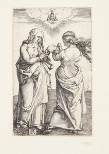 Jungfrun med spädbarnet Kristus och St. Anne av Albrecht Dürer