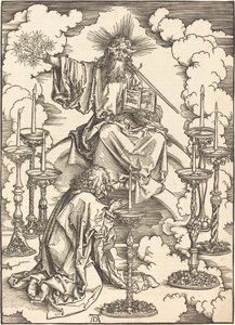 Visionen om de sju ljusstakarna av Albrecht Dürer