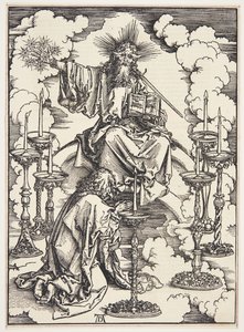 Visionen om de sju ljusstakarna av Albrecht Dürer