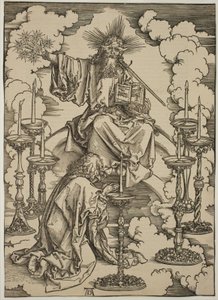 Visionen om de sju ljusstakarna av Albrecht Dürer