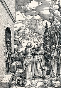 Visitationen, 1506 1906 av Albrecht Dürer