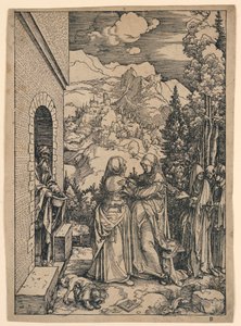 The Visitation, från "The Life of the Virgin" av Albrecht Dürer