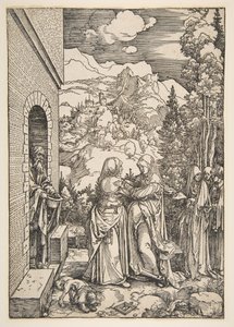 Besöket, från Jungfruns liv, 1503-4. av Albrecht Dürer