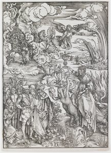 The Whore of Babylon, från serien "The Apocalypse" av Albrecht Dürer