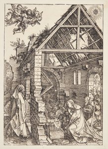 Tillbedjan av herdarna av Albrecht Dürer