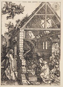 Tillbedjan av herdarna av Albrecht Dürer