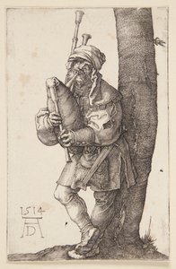 Säckpiparen av Albrecht Dürer