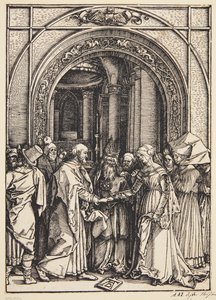 Jungfruns trolovning av Albrecht Dürer