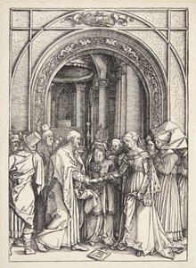 Jungfruns trolovning av Albrecht Dürer