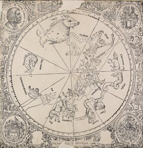 Det södra halvklotets kelestialdiagram, tidigt 1500-tal av Albrecht Dürer