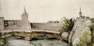Torrdockan på Hallertor i Nürnberg av Albrecht Dürer