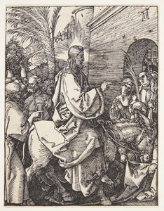 Inträdet i Jerusalem av Albrecht Dürer