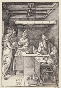 Huvudet av St. Johannes döparen förde till Herodias av Albrecht Dürer