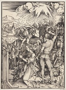 Den heliga Katarinas martyrskap av Albrecht Dürer