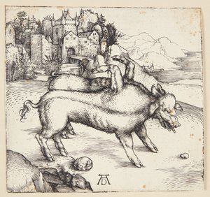 Den monstruösa suggan av Landser av Albrecht Dürer