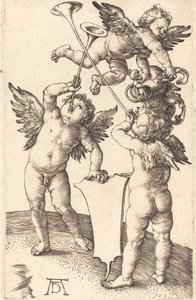 Tre Genii, ca. 1505. av Albrecht Dürer