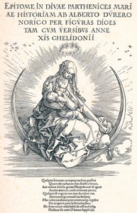 Titelsidan för Jungfruns liv, 1511 1906 av Albrecht Dürer