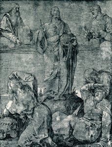 Förvandling på berget Tabor av Albrecht Dürer