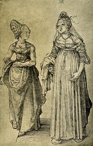 Kvinna från Nürnberg och Venetian av Albrecht Dürer
