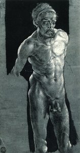 självporträtt i nakenhet av Albrecht Dürer