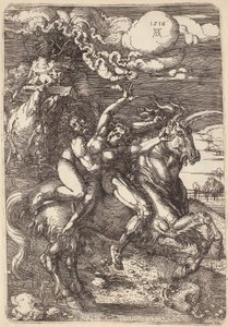 Bortförande på en enhörning av Albrecht Dürer