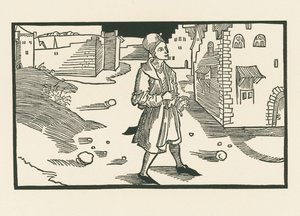 Antipho, ca 1492-93 (träsnitt) av Albrecht Dürer or Duerer