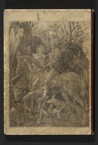 Baksidan av Avant et après - Dürers "Knight, Death and Devil" av Albrecht Dürer
