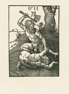Kain dödar Abel av Albrecht Dürer or Duerer