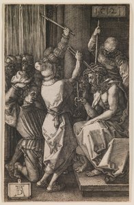 Kristus krönt med törnen, från serien "Den lilla passionen" av Albrecht Dürer or Duerer
