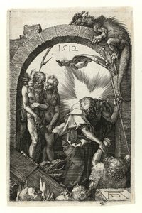 Kristus i Limbo (med Adam och Eva) av Albrecht Dürer