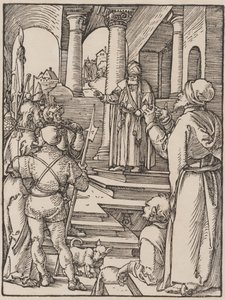 Kristus före Annas av Albrecht Dürer