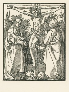Kristus på korset med Jungfru Maria och Sankt Johannes av Albrecht Dürer or Duerer